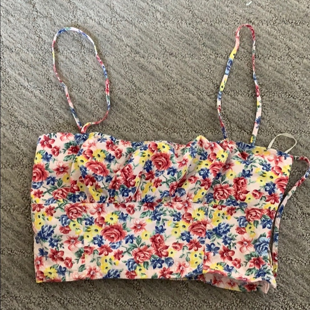 Floral Summer Crop Top
